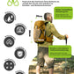 Mochila de senderismo transpirable de 25 l, con bolsillo desmontable y acceso lateral Quantature