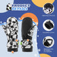Guantes para niños resistentes al viento, impermeables y cálidos para la nieve y el esquí.
