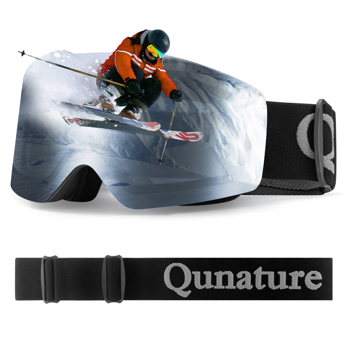 Gafas de esquí antivaho UV400 Qunature