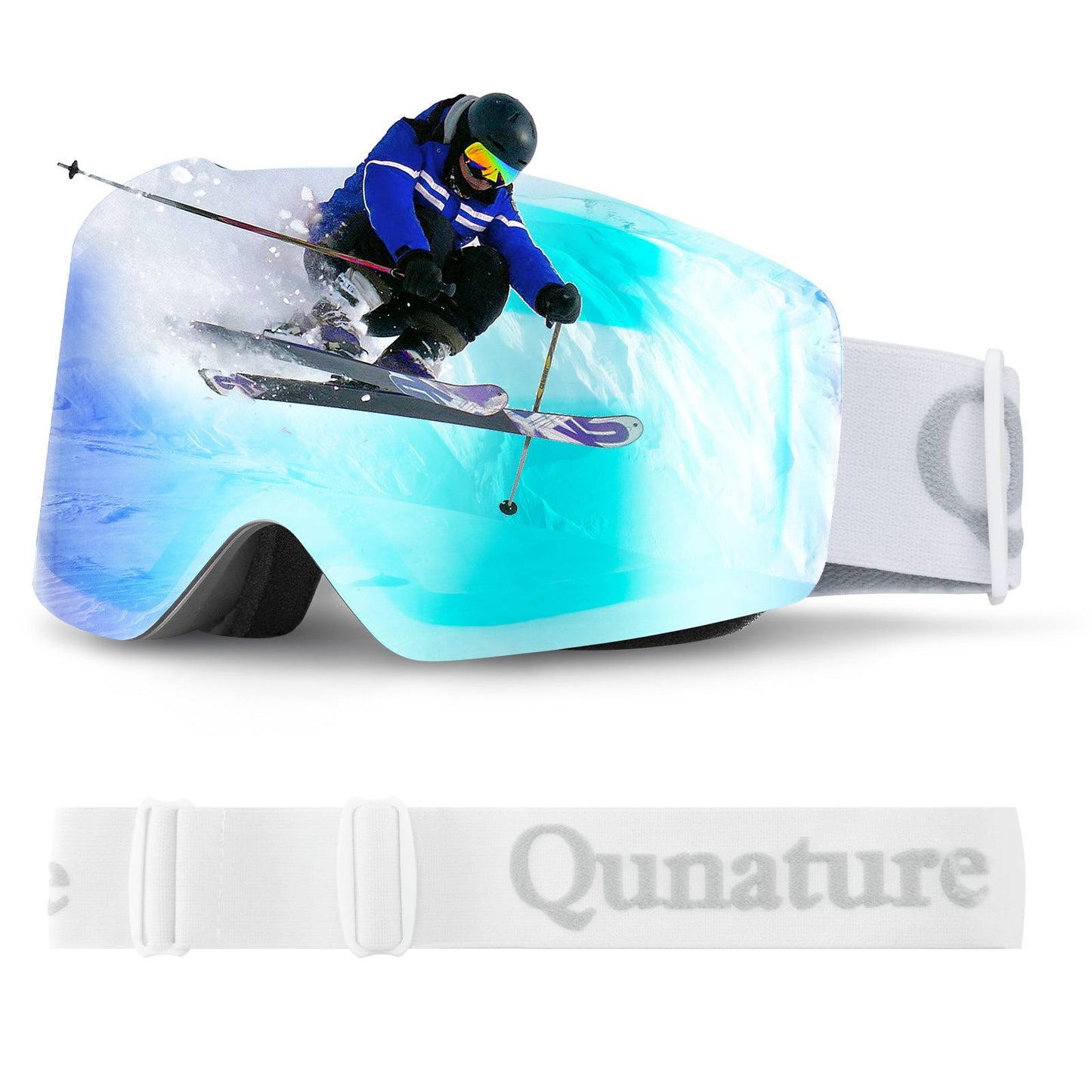 Gafas de esquí antivaho UV400 Qunature