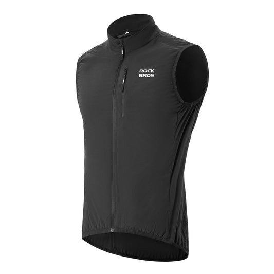 Chaleco de ciclismo sin mangas, chaqueta de ciclismo, plegable, transpirable, ROCKBROS