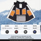Chaqueta de ciclismo calefactable con conexión tipo C ROCKBROS