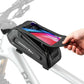 Bolsa de bicicleta impermeable, funda para teléfono móvil para smartphones con pantalla táctil de 6,8 pulgadas, ROCKBROS