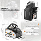 Bolsa para alforjas de bicicleta 17-35L con funda para lluvia ROCKBROS
