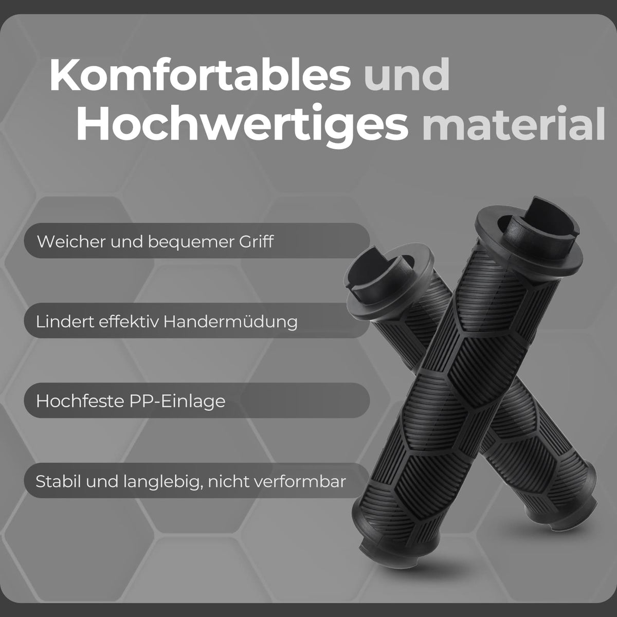 ROCKBROS Puños de manillar para bicicleta con doble cierre para manillares de 22,2mm