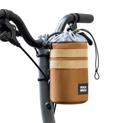 ROCKBROS Bolsa de manillar para bicicleta 1.2L para botellas Ø10 cm