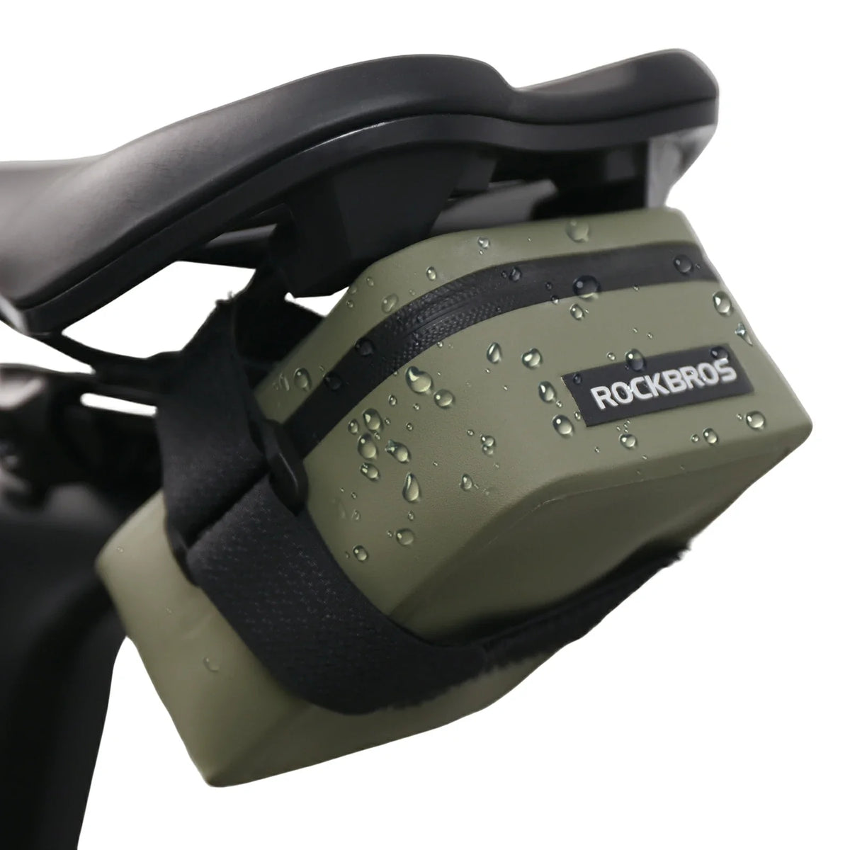 ROCKBROS Bolsa de sillín para bicicleta Ligera Compacta Impermeable Bicicleta de carretera MTB