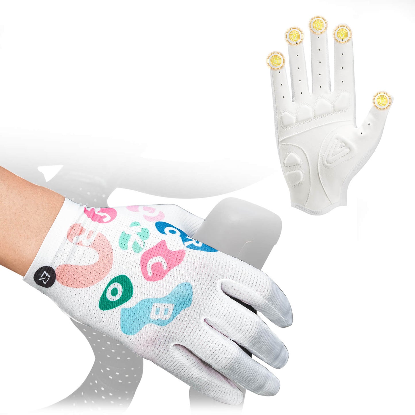 Guantes de ciclismo con acolchado SBR, transpirables, muy flexibles, ROCKBROS