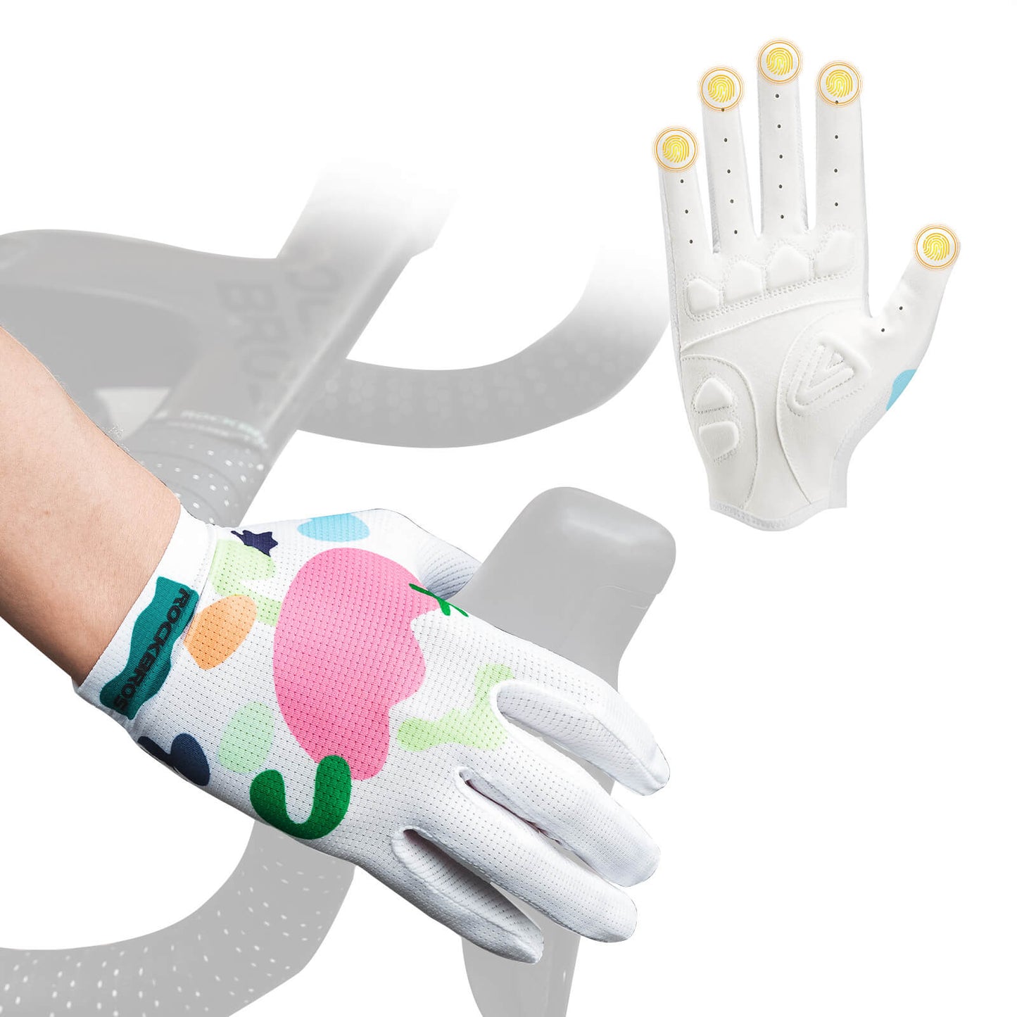 Guantes de ciclismo con acolchado SBR, transpirables, muy flexibles, ROCKBROS