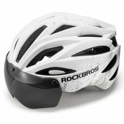 ROCKBROS Casco de Bicicleta MTB Magnético Desmontable con Visera