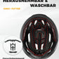 ROCKBROS Casco de bicicleta deportivo Mountainbike casco de protección transpirable 54-58cm