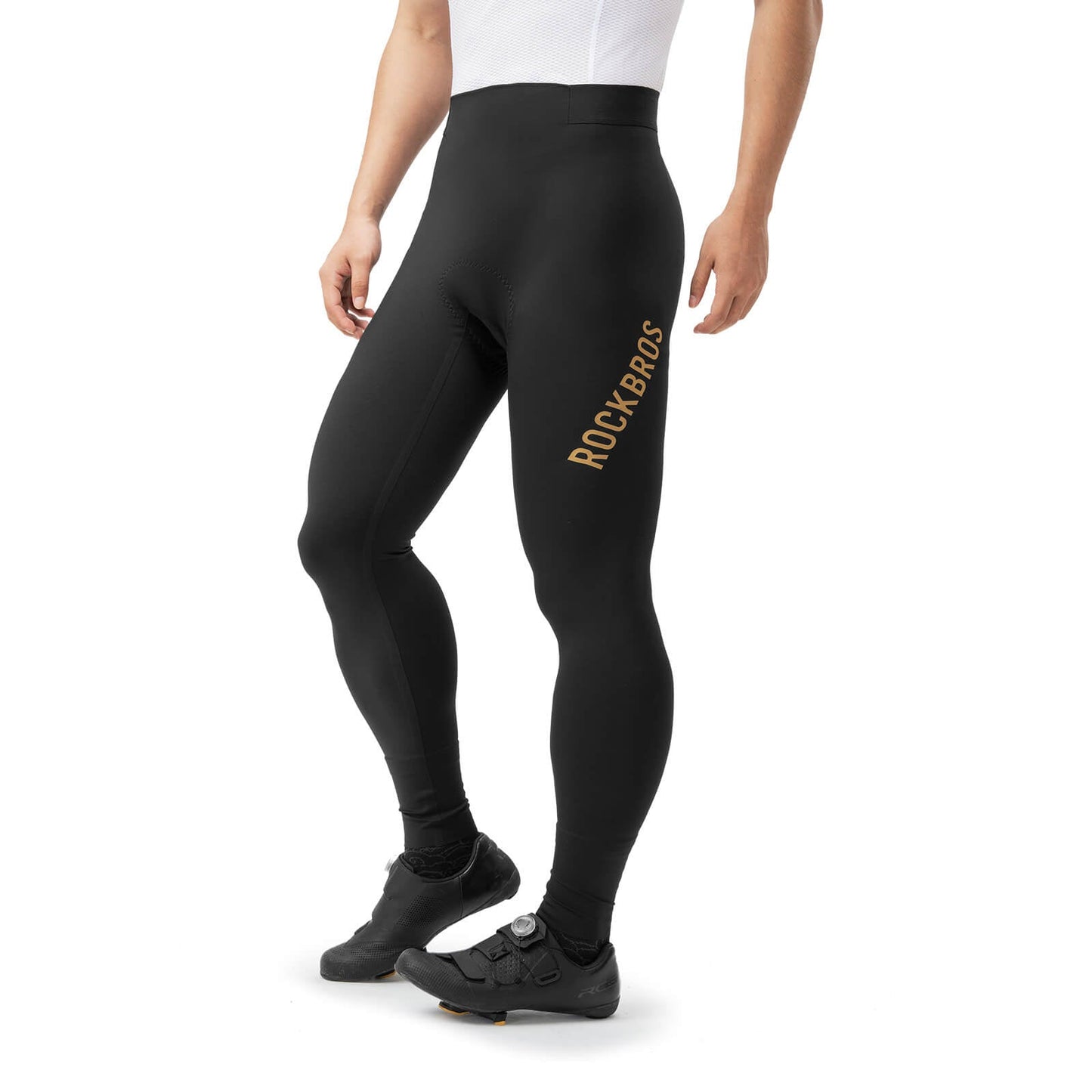 Pantalones de ciclismo, pantalones largos de ciclismo, acolchados, transpirables, para hombre, ROCKBROS