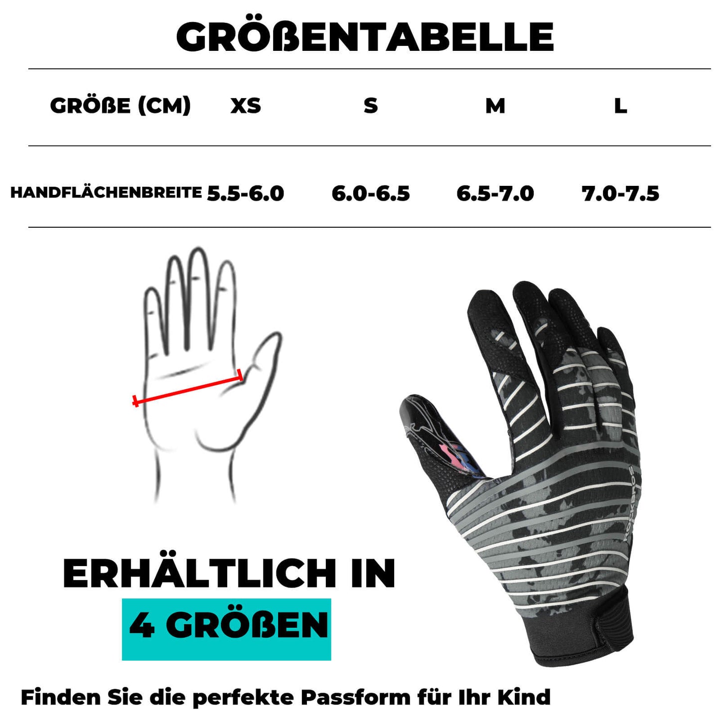 Guantes deportivos profesionales para niños, transpirables y elásticos, ROCKBROS