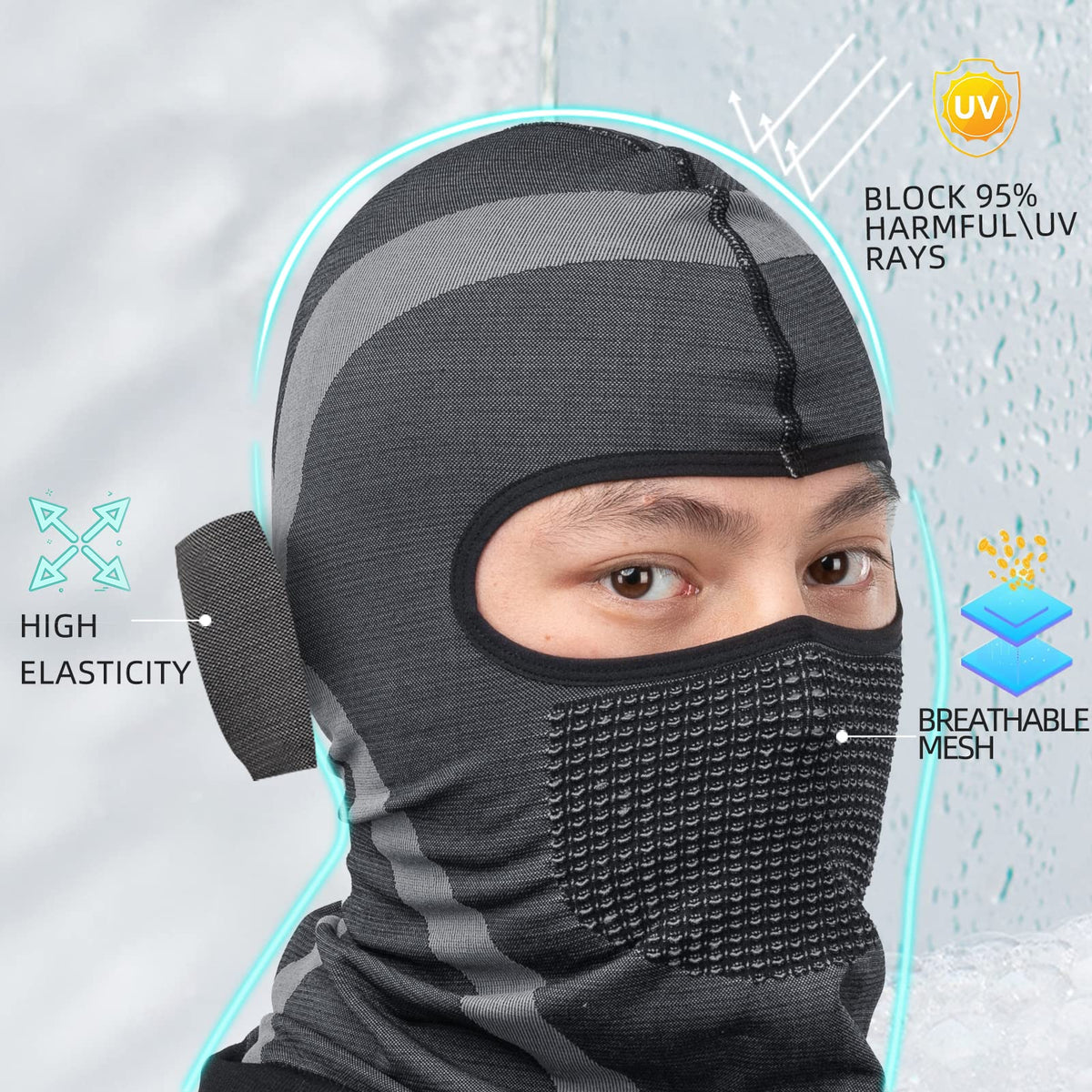 ROCKBROS Pasamontañas Invierno Balaclavas