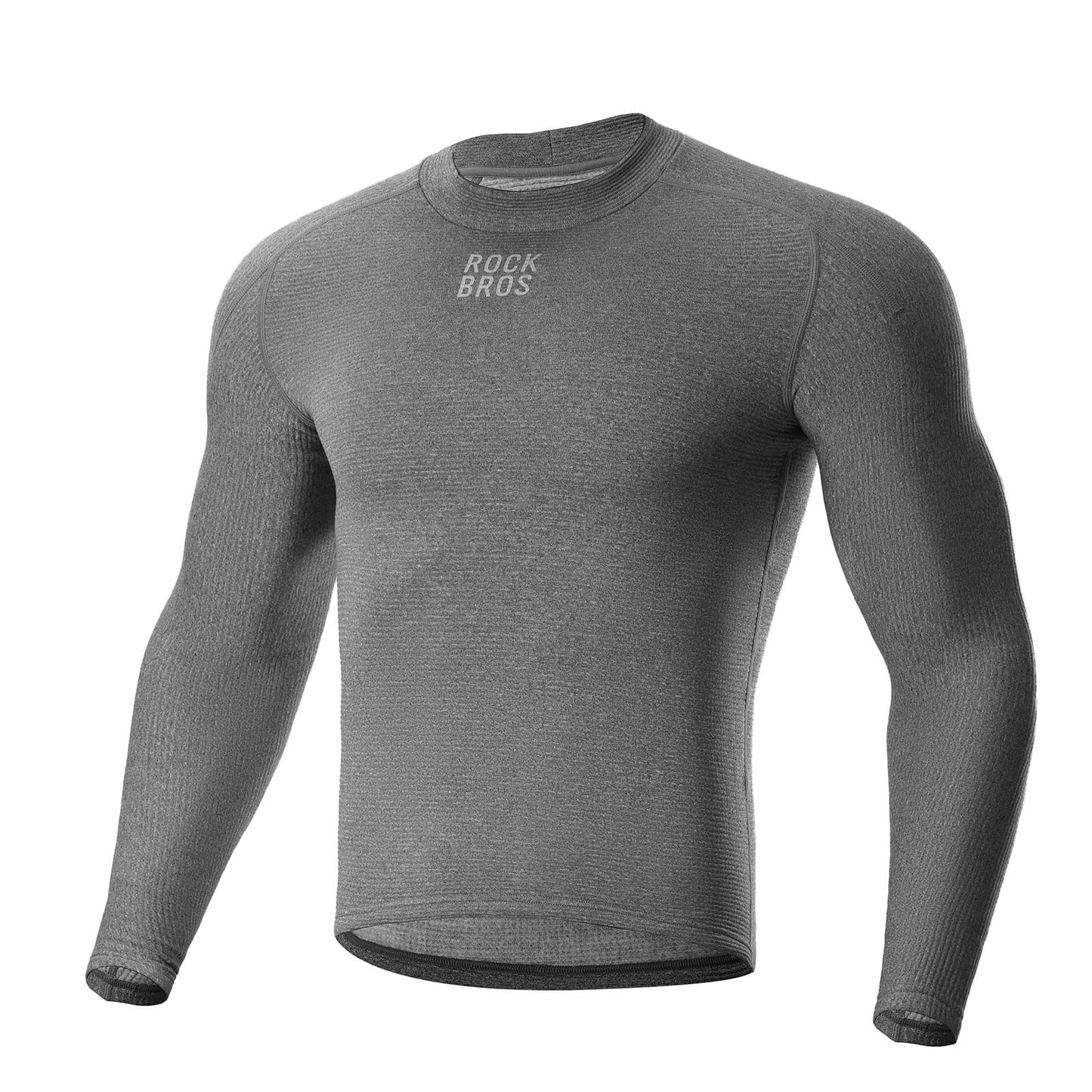 Ropa interior de ciclismo de doble capa, reflectante, con aislamiento térmico, para hombre, ROCKBROS