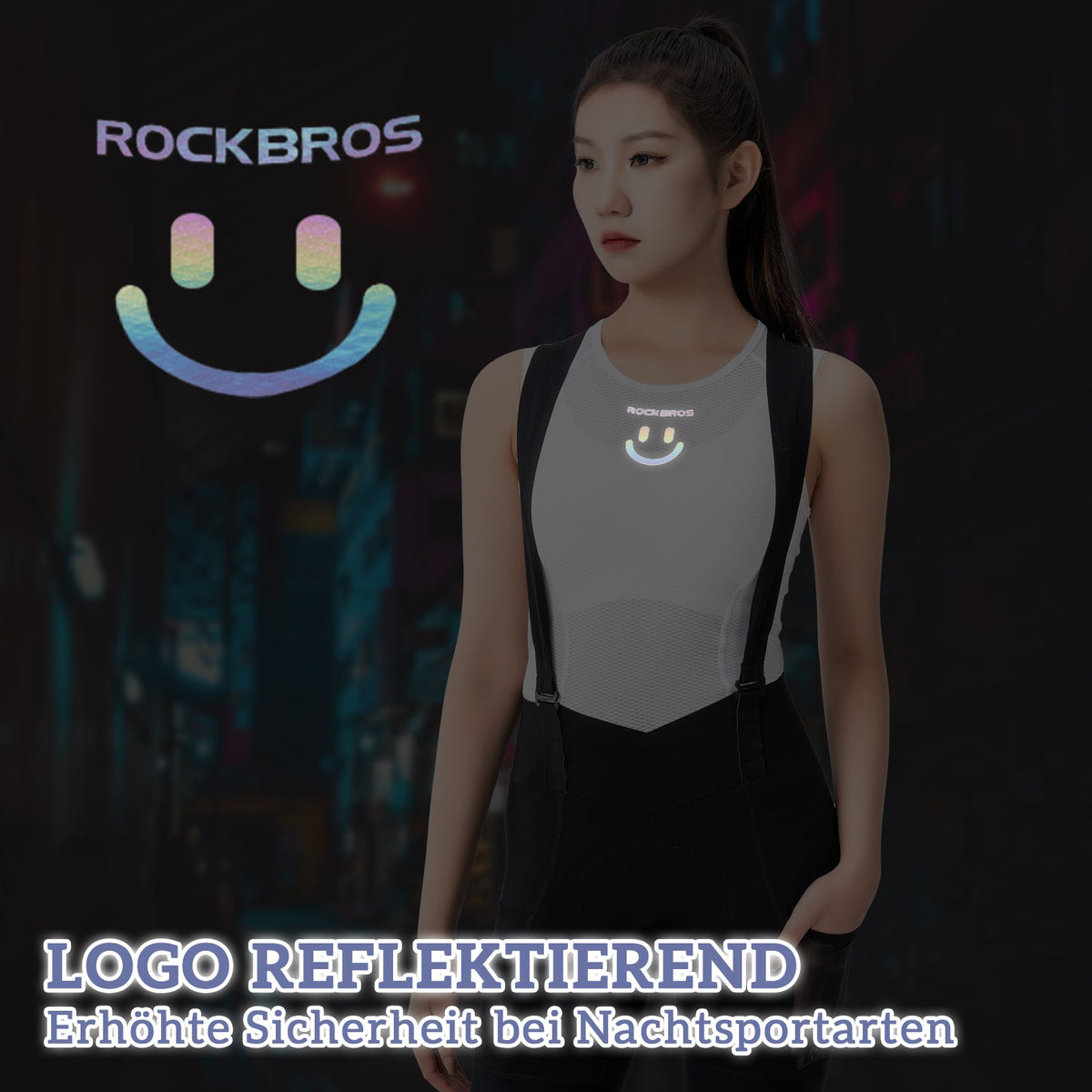 ROCKBROS Top Deportivo para Mujer Transpirable base camiseta interior para ciclismo