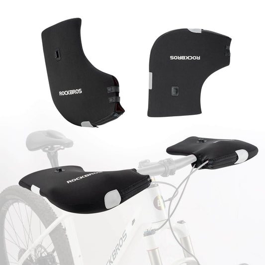 Puños para manillar de bicicleta calefactables y resistentes al agua - recargables ROCKBROS