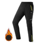 Pantalones de ciclismo para hombre, resistentes al viento y cálidos para deportes de invierno al aire libre, ROCKBROS