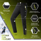 Pantalones de ciclismo para hombre, resistentes al viento y cálidos para deportes de invierno al aire libre, ROCKBROS
