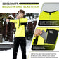 Conjunto de chaqueta y pantalón de ciclismo para hombre, color amarillo, resistente al viento y cálido, para deportes al aire libre, ROCKBROS