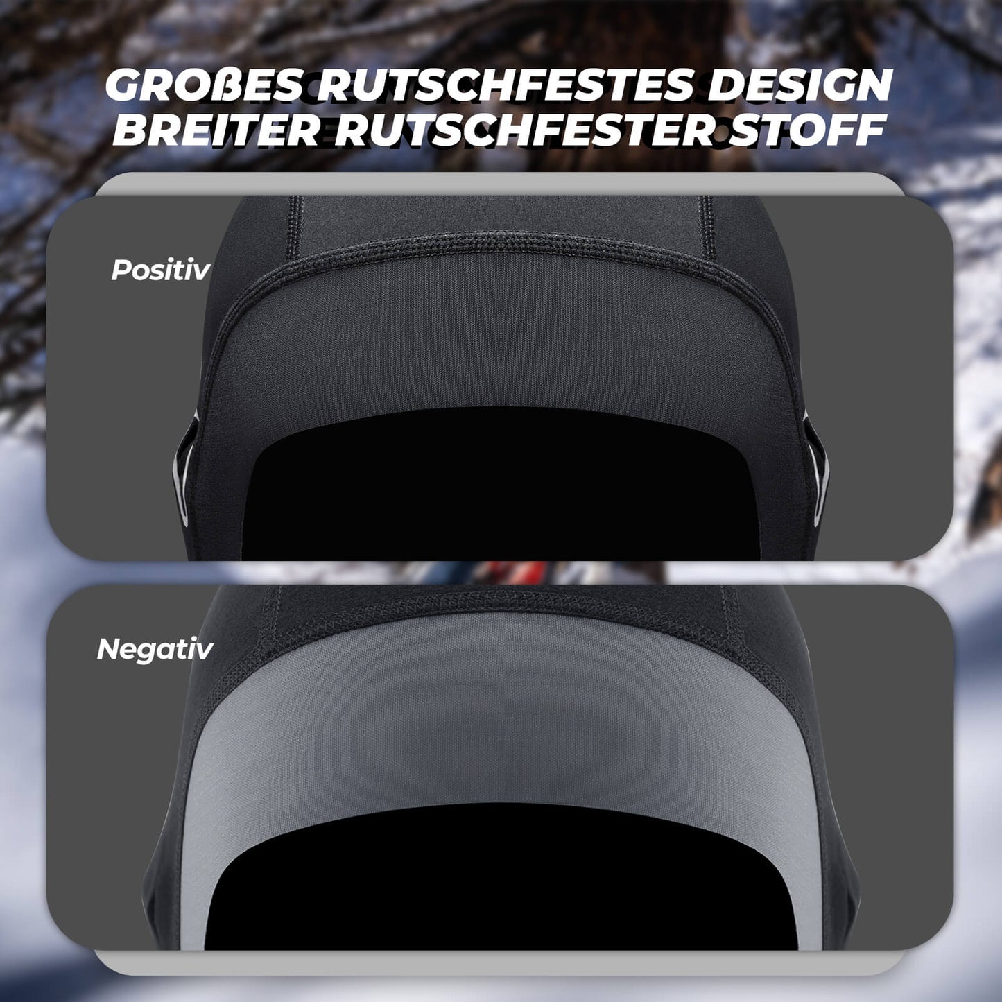 Pasamontañas transpirable con capucha para casco de motocicleta, para ciclismo y esquí, unisex, ROCKBROS