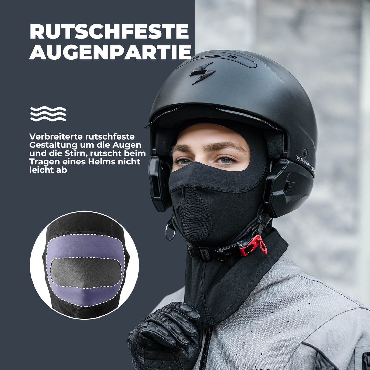 Pasamontañas, cortavientos, transpirable, para deportes al aire libre, unisex, ROCKBROS