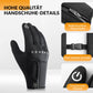 Guantes de ciclismo de invierno con acolchado de gel, compatibles con pantalla táctil, ROCKBROS