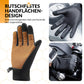 Guantes de ciclismo de invierno con acolchado de gel, compatibles con pantalla táctil, ROCKBROS