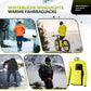 Chaqueta de ciclismo de invierno para hombre, resistente al viento, cálida y para senderismo, ROCKBROS