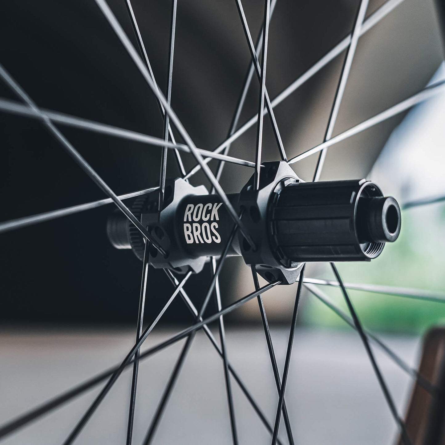 Juego de ruedas de carbono 700C de 50 mm con freno de llanta y eje pasante para bicicleta de carretera ROCKBROS