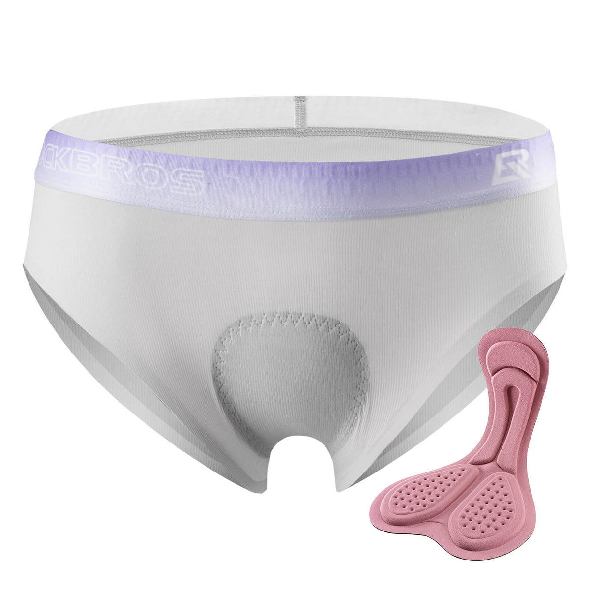 ROCKBROS Culotte de Ciclismo Femenina Transpirable con Pausa 4D Acolchada Elástica
