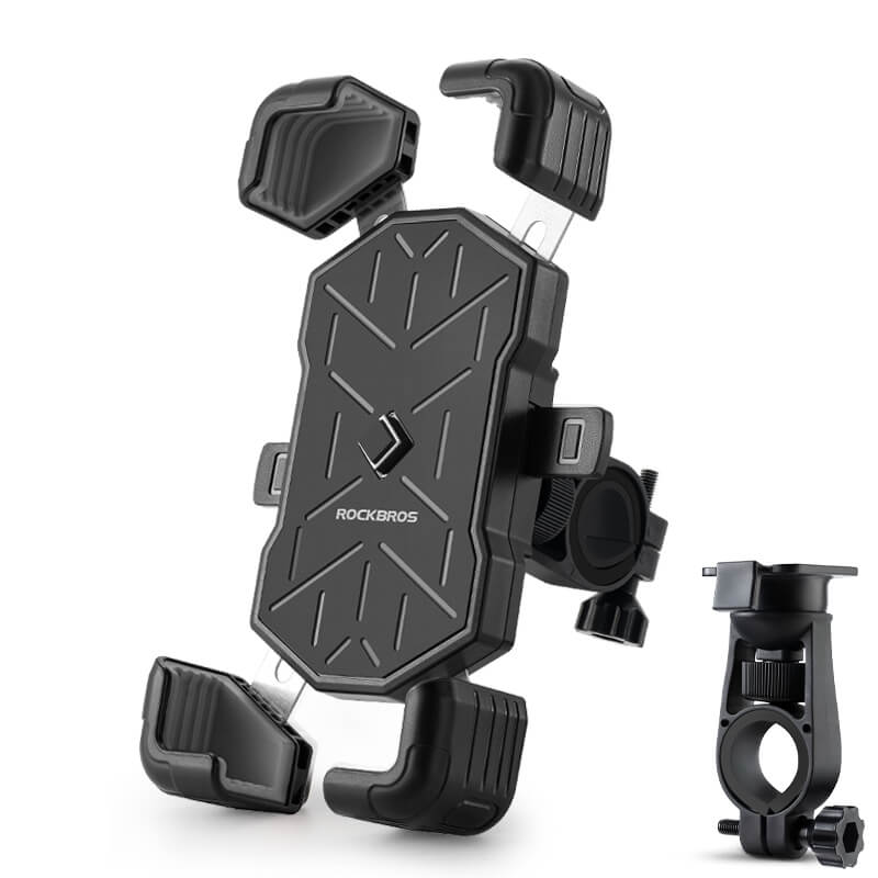 ROCKBROS Soporte de Móvil para Bicicleta Giratorio 360° para 4,5-7,2 pulgadas