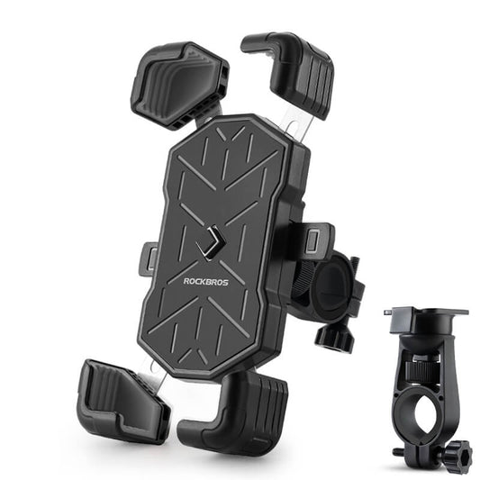 ROCKBROS Soporte de Móvil para Bicicleta Giratorio 360° para 4,5-7,2 pulgadas
