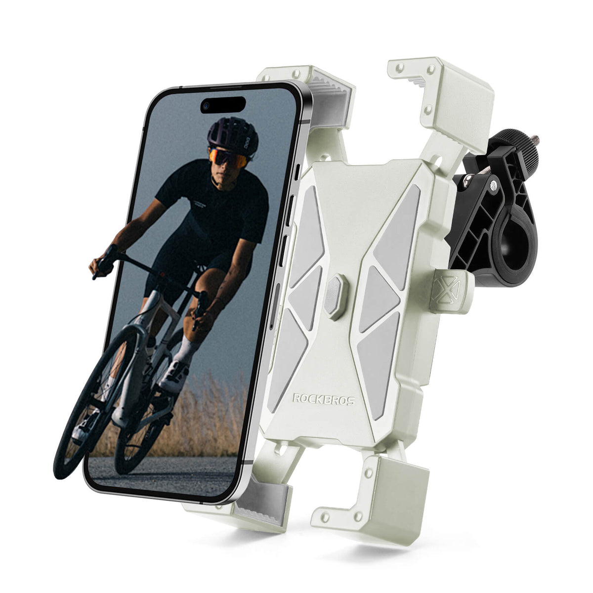 ROCKBROS Soporte de Móvil para Bicicleta Giratorio 360° para Móvil 4.5~7.2"