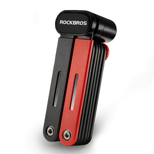 Candado para bicicleta plegable, robusto dispositivo antirrobo con 2 llaves, ROCKBROS