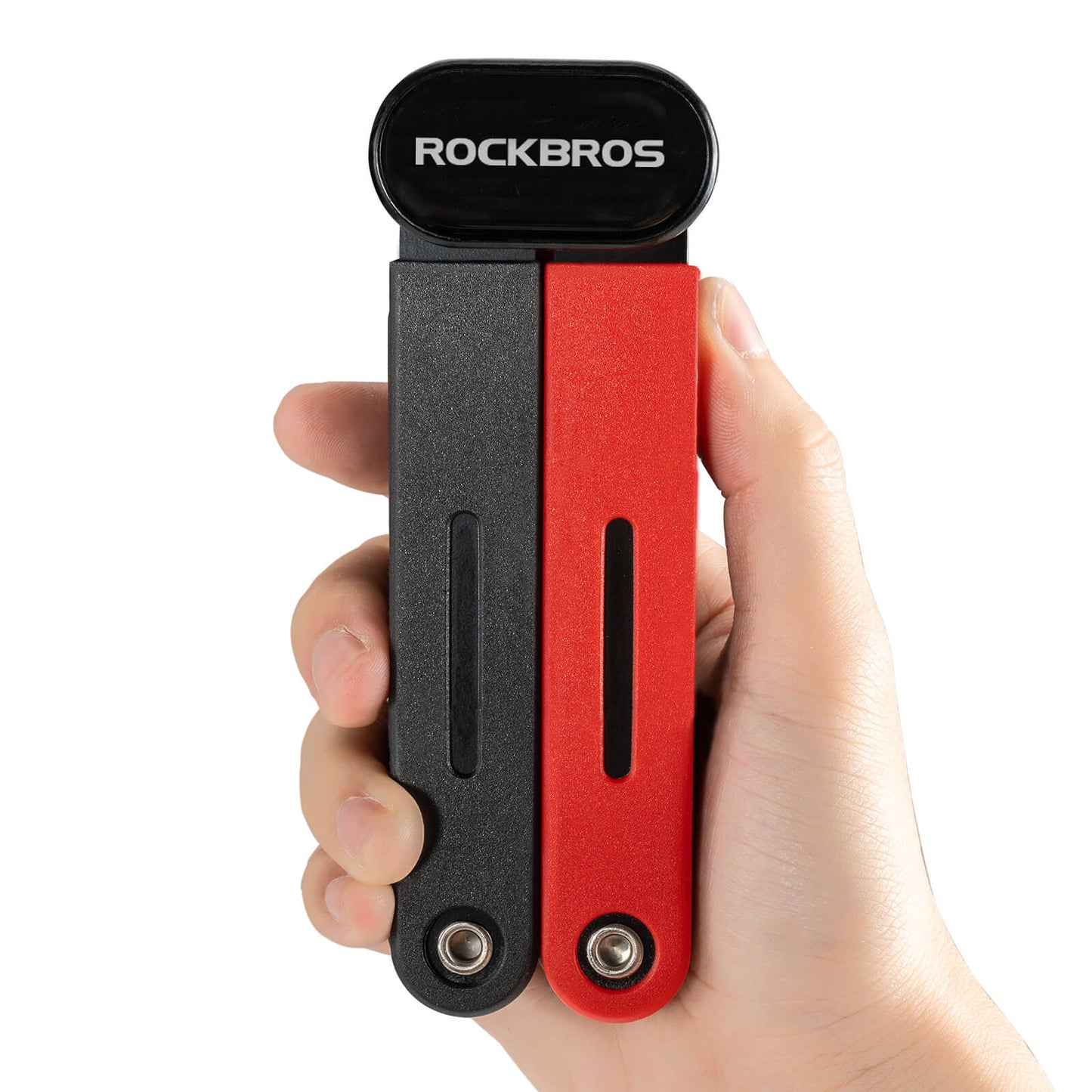 Candado para bicicleta plegable, robusto dispositivo antirrobo con 2 llaves, ROCKBROS
