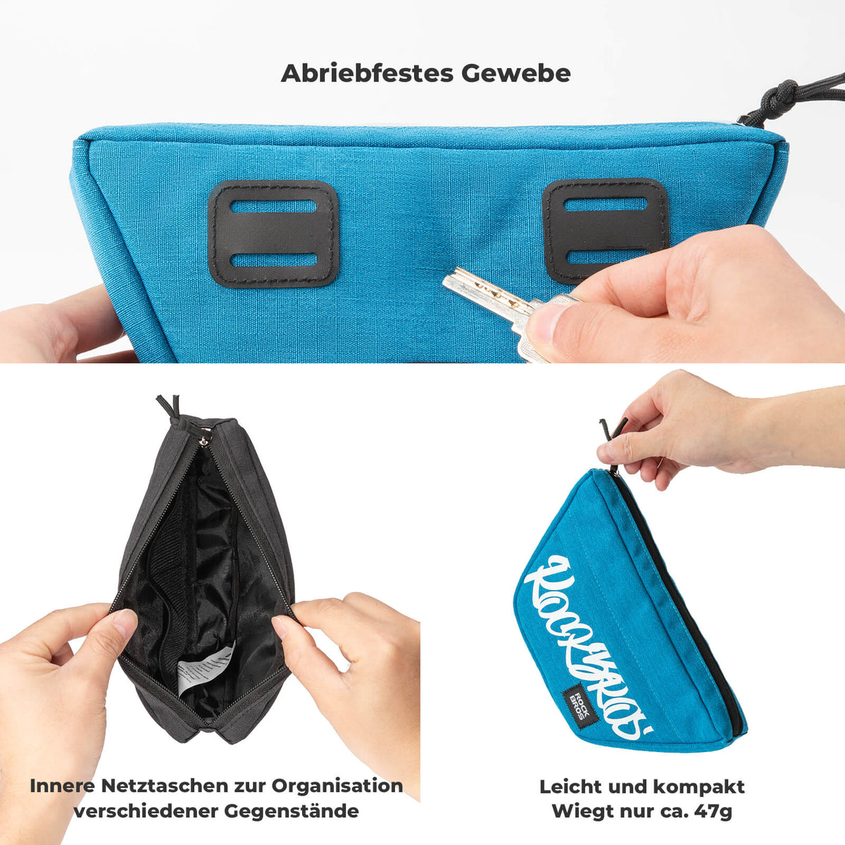 ROCKBROS Bolsa de manubrio Ligera Compacta 0,7L - SketchRide Series