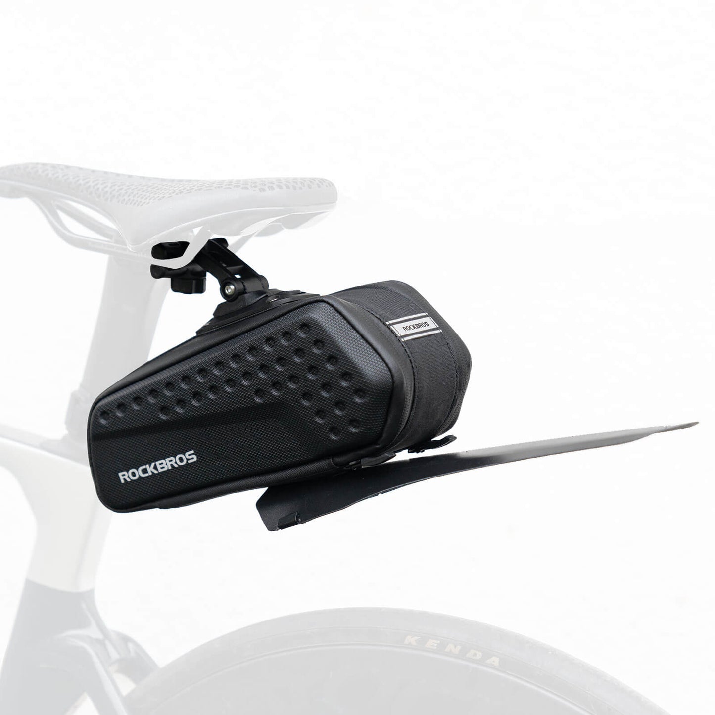 Bolsa para sillín de bicicleta con guardabarros, repelente al agua, 1,3 l/0,8 l, ROCKBROS
