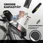 Bolsa de bicicleta repelente al agua, funda para móvil con pantalla táctil de TPU, ROCKBROS