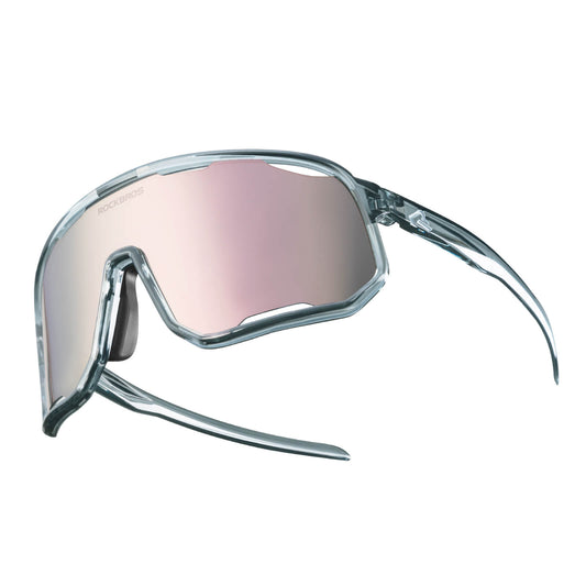 Gafas de ciclismo, gafas de sol polarizadas, protección UV, plaquetas nasales intercambiables, mujer/hombre, ROCKBROS