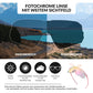 ROCKBROS Gafillas de ciclismo Fotocromáticas Protección UV400 Sin montura -SWIFT