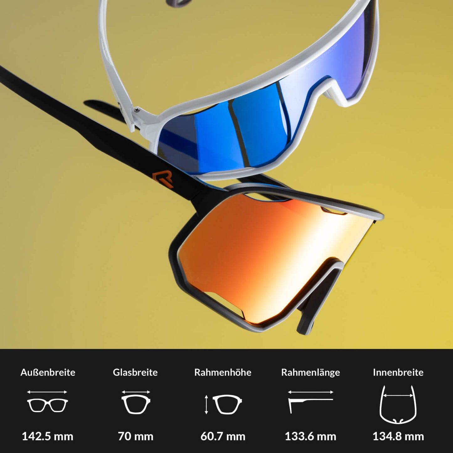 Gafas de ciclismo, gafas de sol polarizadas, protección UV, plaquetas nasales intercambiables, mujer/hombre, ROCKBROS