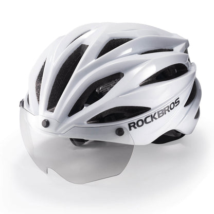ROCKBROS Casco de Bicicleta MTB Magnético Desmontable con Visera