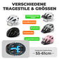 ROCKBROS Casco de bicicleta con luz trasera 55-61cm