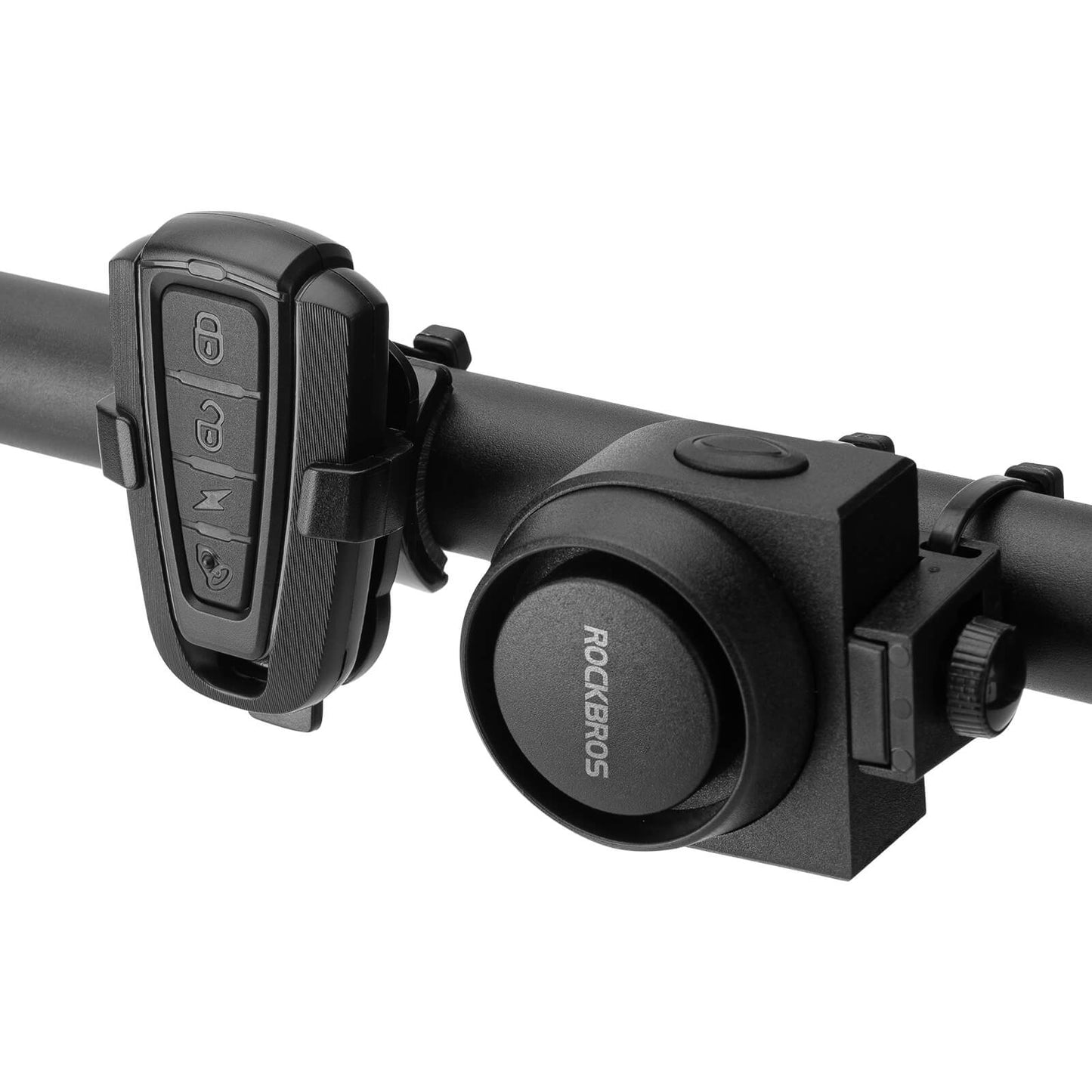Timbre de bicicleta eléctrico inalámbrico con sirena de advertencia, IPX5, ROCKBROS