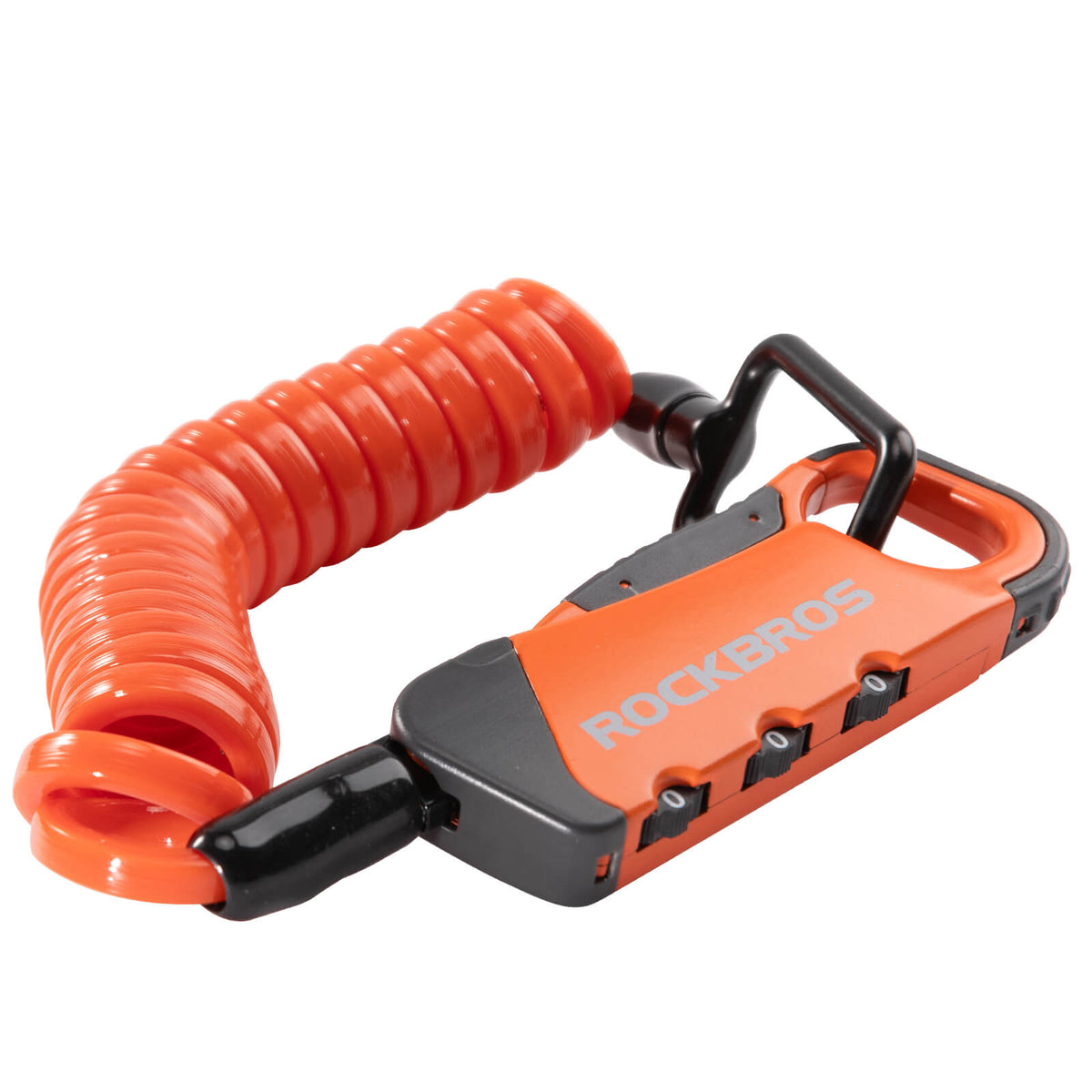 ROCKBROS Cable con código Cerradura de combinación Cerradura de casco 120cm Ligero