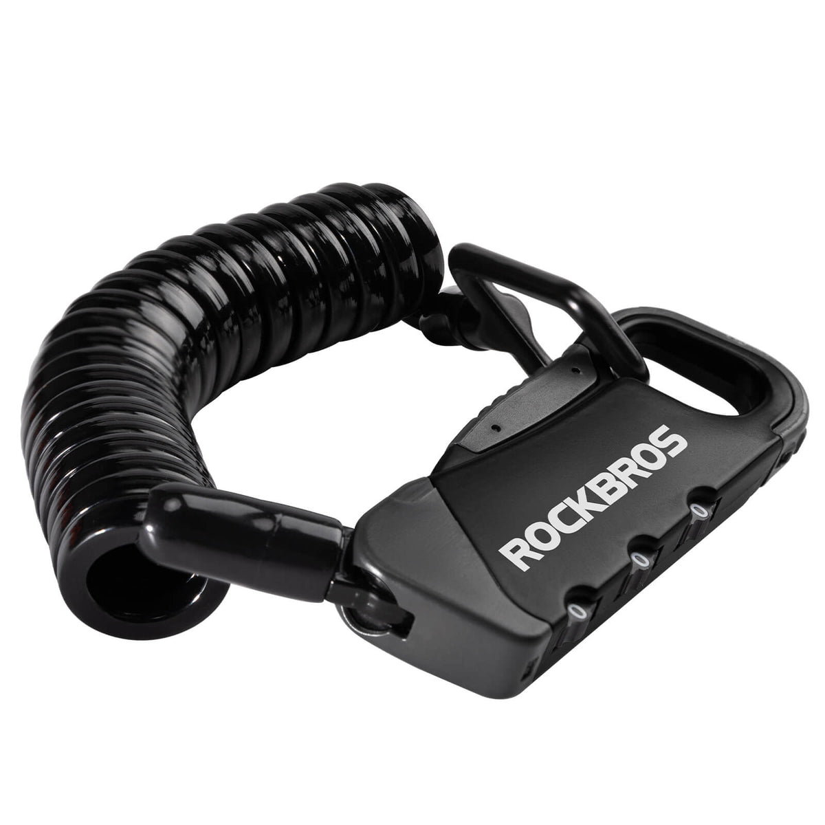 ROCKBROS Cable con código Cerradura de combinación Cerradura de casco 120cm Ligero