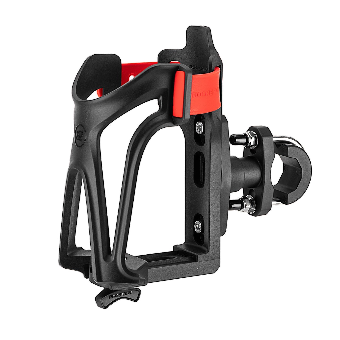 Portabotellas ajustable para bicicletas, giratorio 360°, ROCKBROS