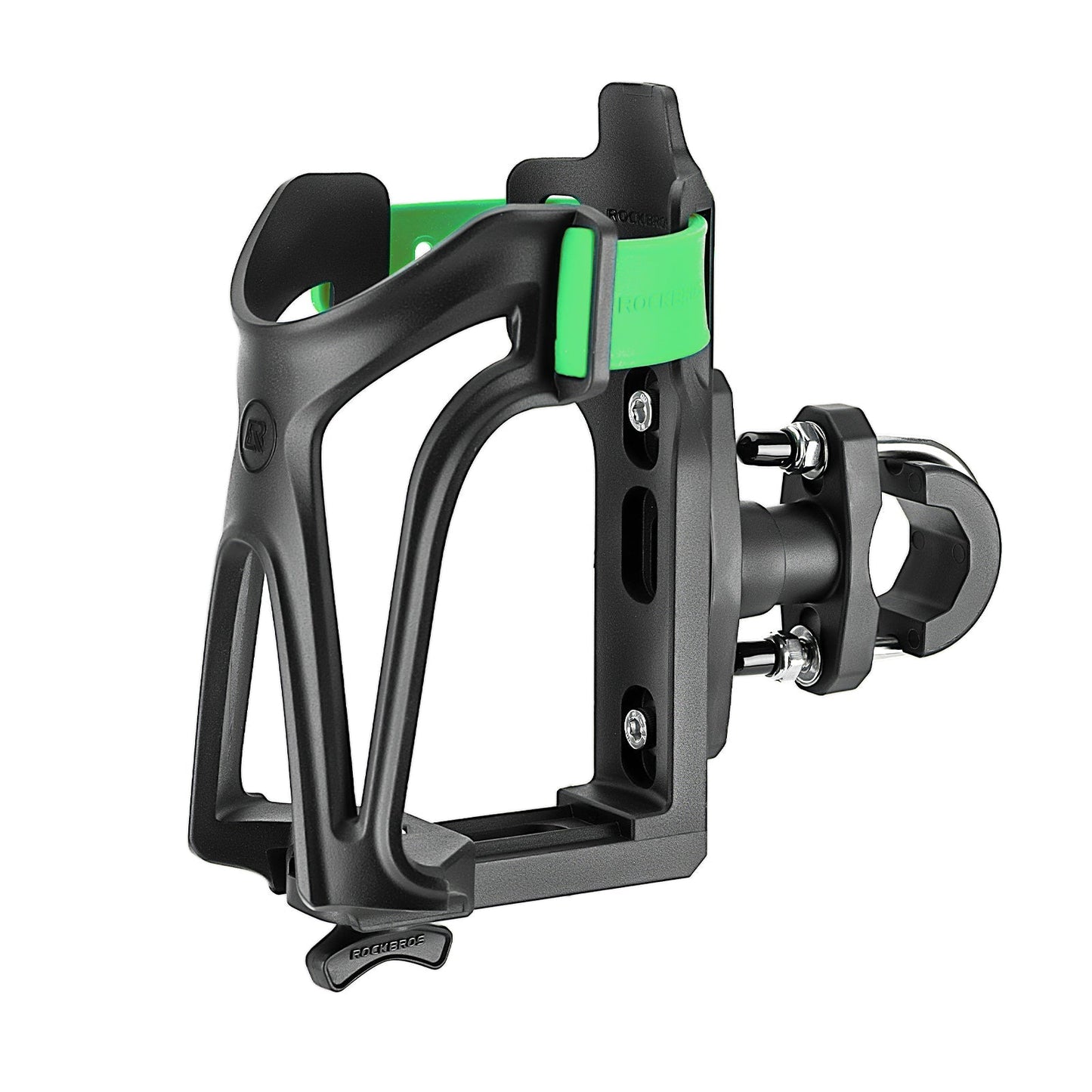Portabotellas ajustable para bicicletas, giratorio 360°, ROCKBROS