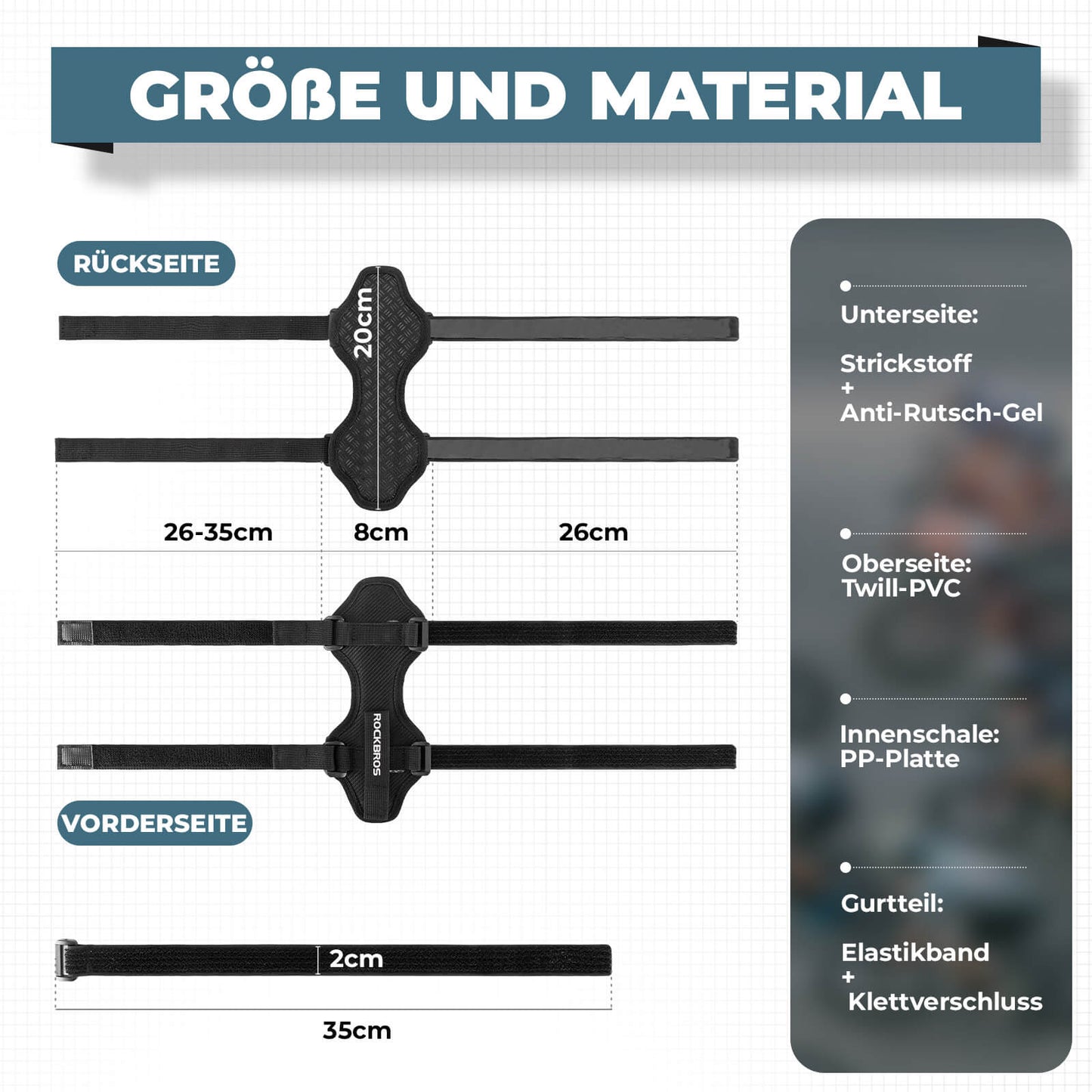 Portabotellas, soporte para altavoz de bicicleta, correa ajustable, ROCKBROS